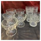 10 pc. Libbey glass dessert bowls.
