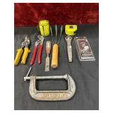 Bundle of vintage tools.