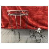 4 Pc. Metal Plant Stand And More.