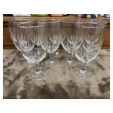 11 Princess House Heritage water goblets.