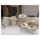 A 41 piece set of vintage American Limoges or
