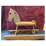 Classic, Vintage-style Wooden Rocking Horse