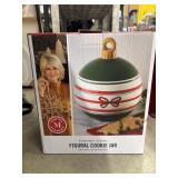 Martha Stewart Festive Bow Ceramic Cookie Jar is