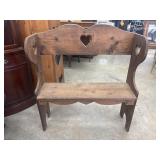 Vintage Hand Made  Farmhouse Bench