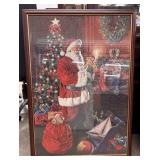 "Christmas Party" framed Puzzle.