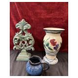 3 pc. vintage Gail Pittman and other decor.