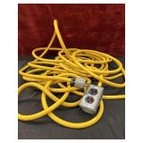 Heavy-duty Yellow Extension Cord.
