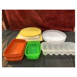 8 pc. Bundle of Tupperware containers and more.