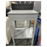 1 Global Industrial flat surfaced shop desk with