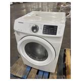 Samsung front-loading dryer features a moisture
