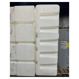 Vertical Rectangular White Plastic Storage