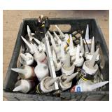 Crate of Liquid Nails Caulking