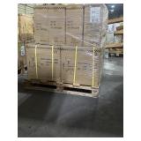 Pallet of Blacl Swivel Chairs in Boxes Uncounted
