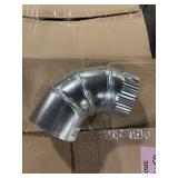 Pallet of Galvanized Steel Round Adjustable Elbows