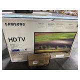 Samsung 32ï¿½ HD TV and full motion wall mount.