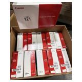 11 Canon 121 Ink Cartridges, New in Box, One