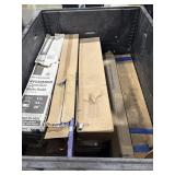 Large container of misc fluorescent light bulbs.