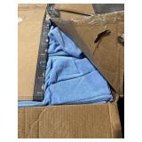 BLUE MICROFIBER TOWELS UNCOUNTED