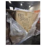 9 CASES FACE SHIELDS. NEW IN BOX. PALLET