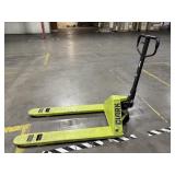 Clark Pallet Jack Neon Green, Works Fine