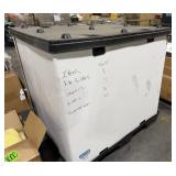 Uline White Crate Full of Office Supplies,