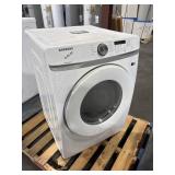 White Samsung Moisture Sensor Dryer