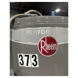 Pallet of two performance RHEEM water heaters.