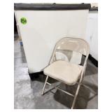 TAN METAL FOLDING CHAIRS AND INDUSTRIAL