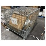 Uncounted Desktop Privacy Panels, in Metal Crate