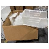 Uncounted ULINE clear plastic stack and hang