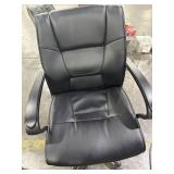 Leather office chair. Rolls. Used.