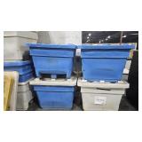 4  Random Plastic bins with Lids