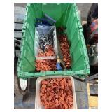 Green Bin Grip-Rite 1-inch Plastic Cap Nails,