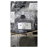 Box of plastic square plugs for end of pipe or