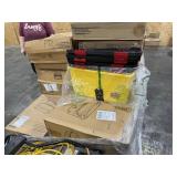 Whole pallet of Rubbermaid hygiene, charging