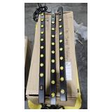 heavy-duty, long metal power strips, likely