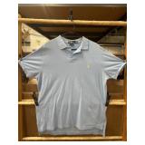 Ralph Lauren Powder Blue Short Sleeve XL Polo