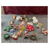 Bundle of Christmas ornaments.