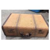 Travel Joy Brand Hard Shell Suitcase Vintage