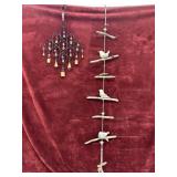 4 pc. handcrafted coastal hanging decoration