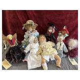 Collection of 8 Misc Dolls