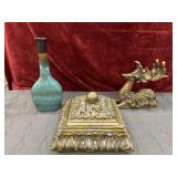 3 pc. Vintage Italian Florentine-style jewelry box