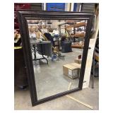 Living Spaces solid oak Wall mirror