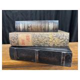 3 Vintage Style Faux "Book" Boxes