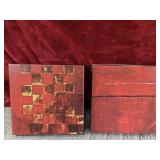 2 pc. Artwork  is titled "Compartments" by artist