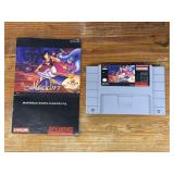 Disney's Aladdin Super Nintendo Game & Booklet