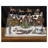 Christmas village Moment in Time centerpiece.