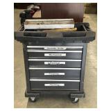 5-Drawer Metal Rolling Tool Cart Plastic Top