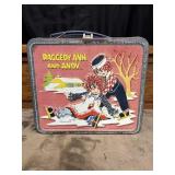 1973 Raggedy Ann and Andy Aladdin metal lunchbox.
