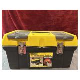 Stanley 19-inch plastic toolbox heavy-duty metal